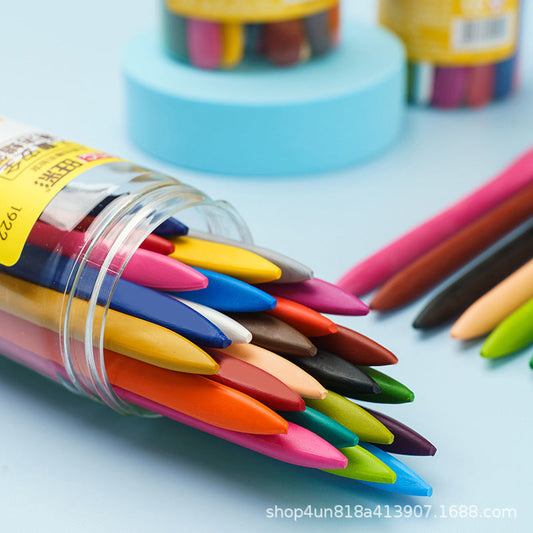 12pcs Plastic Crayons Set With Jar